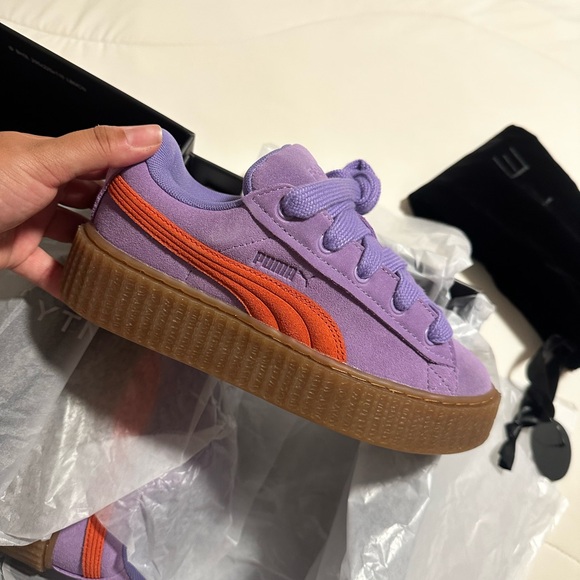 NIB FENTY x PUMA Creeper Phatty Sneakers💜🧡 - Picture 1 of 16